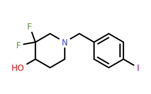 2088510-98-7 | 4-Piperidinol, 3,3-difluoro-1-[(4-iodophenyl)methyl]-