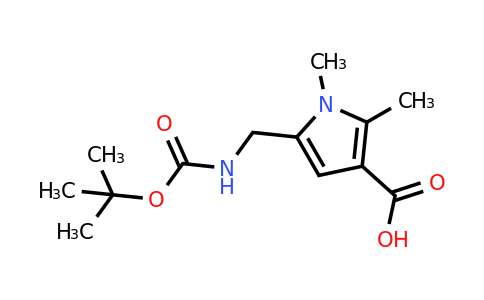 2090733-23-4 | 5-({[(tert-butoxy)carbonyl]amino}methyl)-1,2-dimethyl-1H-pyrrole-3-carboxylic acid
