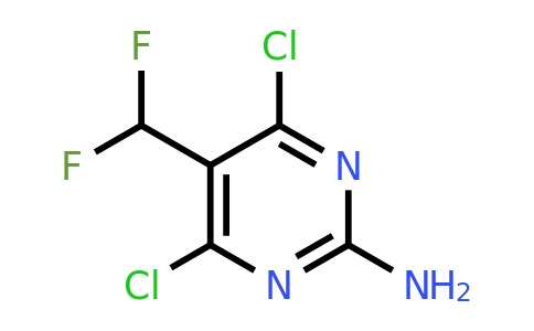 2091217-55-7 | 4,6-Dichloro-5-(difluoromethyl)pyrimidin-2-amine