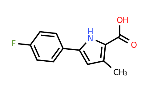 2091559-86-1 | 5-(4-Fluorophenyl)-3-methyl-1H-pyrrole-2-carboxylic acid