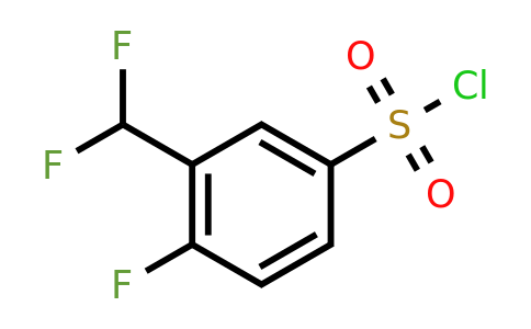 2091597-77-0 | 3-(Difluoromethyl)-4-fluorobenzene-1-sulfonyl chloride
