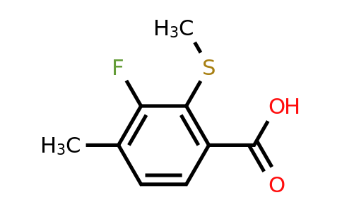 2091775-92-5 | 3-Fluoro-4-methyl-2-(methylthio)benzoic acid