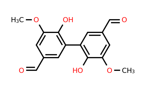2092-49-1 | 6,6'-Dihydroxy-5,5'-dimethoxybiphenyl-3,3'-dicarbaldehyde