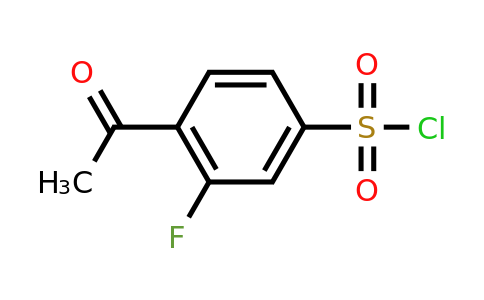 2092038-68-9 | 4-Acetyl-3-fluorobenzene-1-sulfonyl chloride