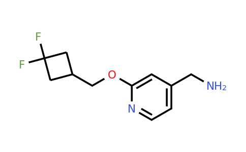 (2-((3,3-Difluorocyclobutyl)methoxy)pyridin-4-yl)methanamine