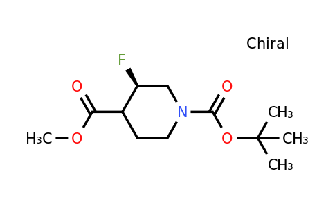 2098500-30-0 | (3R)-1-tert-butyl 4-methyl 3-fluoropiperidine-1,4-dicarboxylate