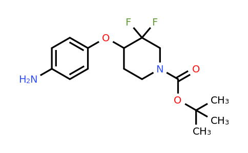 2101206-82-8 | tert-butyl 4-(4-aminophenoxy)-3,3-difluoropiperidine-1-carboxylate
