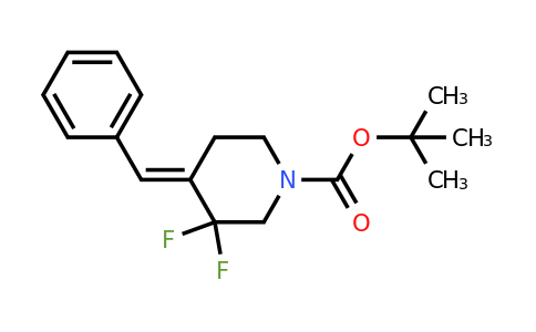 2101208-41-5 | tert-butyl 4-benzylidene-3,3-difluoropiperidine-1-carboxylate