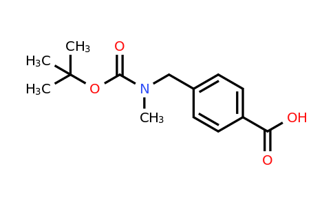 210963-04-5 | 4-(((tert-Butoxycarbonyl)(methyl)amino)methyl)benzoic acid