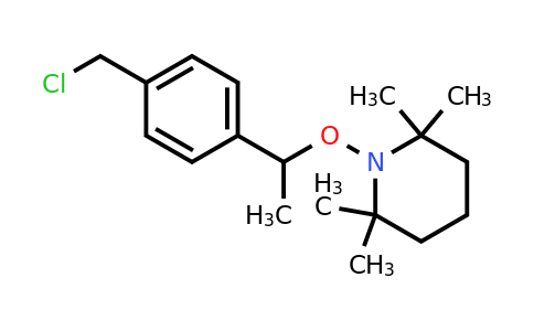 212132-38-2 | 1-(1-(4-(chloromethyl)phenyl)ethoxy)-2,2,6,6-tetramethylpiperidine