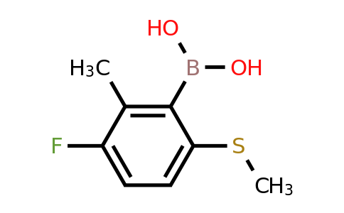 2121512-05-6 | 3-Fluoro-2-methyl-6-(methylthio)phenylboronic acid