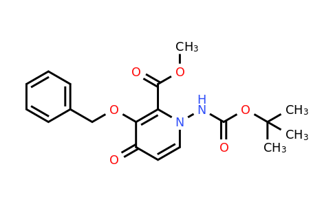 2136287-59-5 | Éster metílico del ácido 1-[[(1,1-dimetiletoxi)carbonil]amino]-1,4-dihidro-4-oxo-3-(fenilmetoxi)-2-piridinacarboxílico