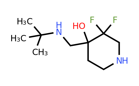 2137668-18-7 | 4-Piperidinol, 4-[[(1,1-dimethylethyl)amino]methyl]-3,3-difluoro-