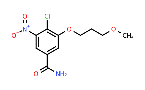 2138302-17-5 | 4-Chloro-3-(3-methoxy-propoxy)-5-nitro-benzamide
