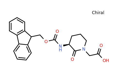215190-25-3 | (S)-2-(3-((((9H-Fluoren-9-yl)methoxy)carbonyl)amino)-2-oxopiperidin-1-yl)acetic acid