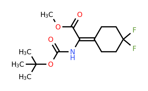 2165043-00-3 | methyl 2-(tert-butoxycarbonylamino)-2-(4,4-difluorocyclohexylidene)acetate