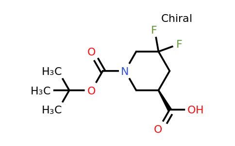 2166031-07-6 | (R)-1-(tert-butoxycarbonyl)-5,5-difluoropiperidine-3-carboxylic acid