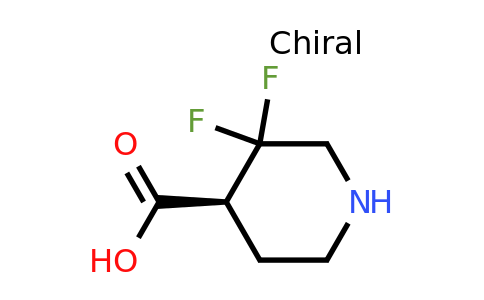2166251-41-6 | 4-Piperidinecarboxylic acid, 3,3-difluoro-, (4S)-