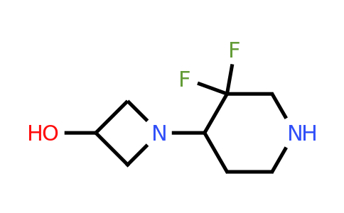 2166740-01-6 | 3-Azetidinol, 1-(3,3-difluoro-4-piperidinyl)-