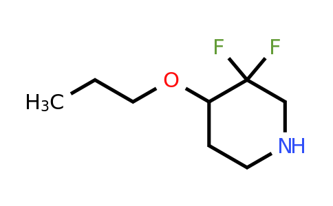 2167200-36-2 | Piperidine, 3,3-difluoro-4-propoxy-