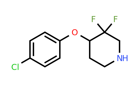 2168086-19-7 | Piperidine, 4-(4-chlorophenoxy)-3,3-difluoro-