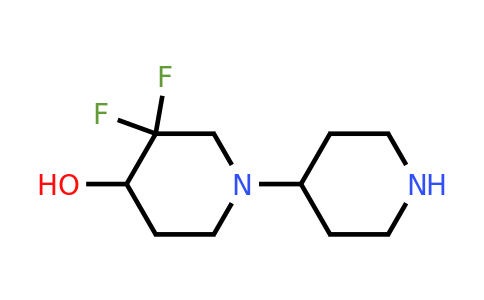 2168884-36-2 | 3,3-difluoro-1,4'-bipiperidin-4-ol