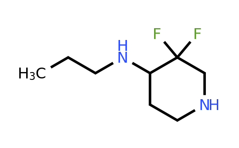 2169195-45-1 | 4-Piperidinamine, 3,3-difluoro-N-propyl-