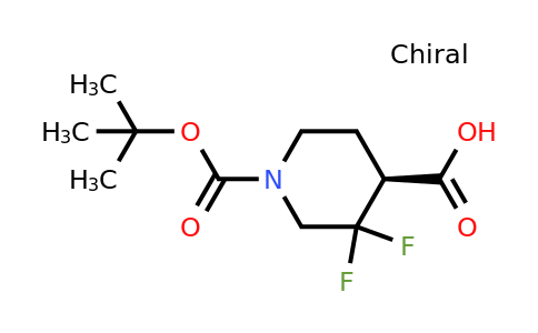 2197504-56-4 | (S)-1-(tert-butoxycarbonyl)-3,3-difluoropiperidine-4-carboxylic acid