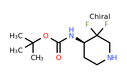 2198242-16-7 | tert-butyl (R)-(3,3-difluoropiperidin-4-yl)carbamate