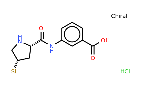 219909-83-8 | 3-[[(2S,4S)-4-sulfanylpyrrolidine-2-carbonyl]amino]benzoic acid,hydrochloride