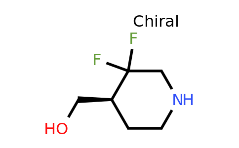 2199141-49-4 | 4-Piperidinemethanol, 3,3-difluoro-, (4S)-