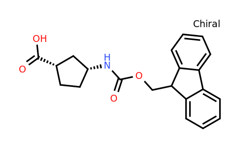 220497-66-5 | (1S,3R)-3-((((9H-Fluoren-9-yl)methoxy)carbonyl)amino)cyclopentanecarboxylic acid