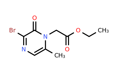 221136-66-9 | ethyl 2-(3-bromo-6-methyl-2-oxopyrazin-1-yl)acetate