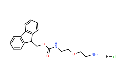 221352-88-1 | (9H-Fluoren-9-yl)methyl (2-(2-aminoethoxy)ethyl)carbamate hydrochloride