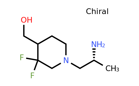 2291645-72-0 | 4-Piperidinemethanol, 1-[(2R)-2-aminopropyl]-3,3-difluoro-