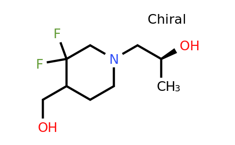 2291711-51-6 | (2S)-1-(3,3-difluoro-4-(hydroxymethyl)piperidin-1-yl)propan-2-ol