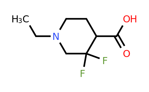 2294000-96-5 | 4-Piperidinecarboxylic acid, 1-ethyl-3,3-difluoro-