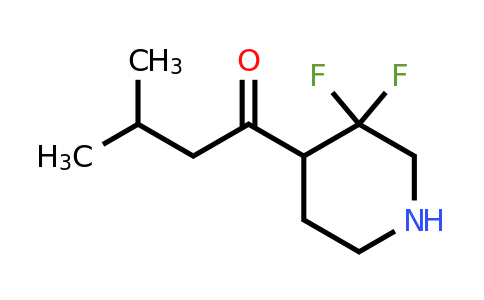 2294189-25-4 | 1-Butanone, 1-(3,3-difluoro-4-piperidinyl)-3-methyl-