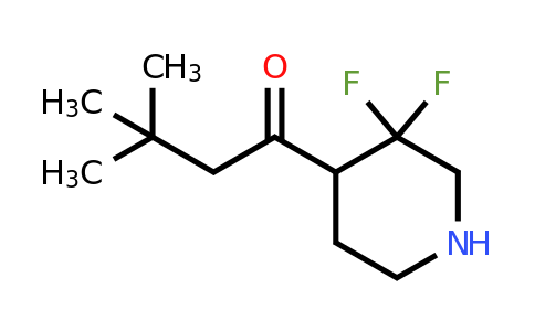 2295206-78-7 | 1-Butanone, 1-(3,3-difluoro-4-piperidinyl)-3,3-dimethyl-