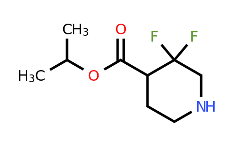 2296133-34-9 | 4-Piperidinecarboxylic acid, 3,3-difluoro-, 1-methylethyl ester
