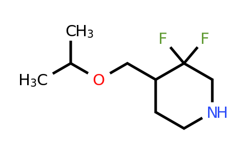 2296417-87-1 | Piperidine, 3,3-difluoro-4-[(1-methylethoxy)methyl]-
