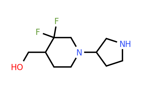 2296894-17-0 | 4-Piperidinemethanol, 3,3-difluoro-1-(3-pyrrolidinyl)-