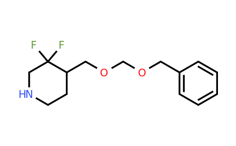 2297051-24-0 | Piperidine, 3,3-difluoro-4-[[(phenylmethoxy)methoxy]methyl]-