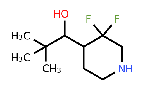 2297182-67-1 | 1-(3,3-difluoropiperidin-4-yl)-2,2-dimethylpropan-1-ol