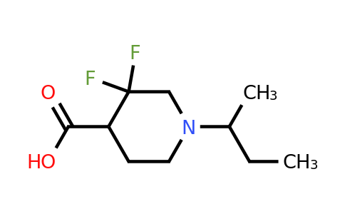 2297212-42-9 | 4-Piperidinecarboxylic acid, 3,3-difluoro-1-(1-methylpropyl)-