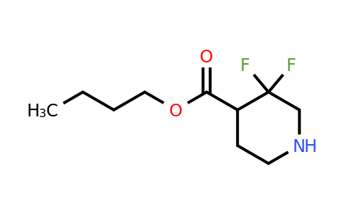 2297330-31-3 | 4-Piperidinecarboxylic acid, 3,3-difluoro-, butyl ester