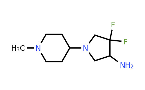2297378-41-5 | 3-Pyrrolidinamine, 4,4-difluoro-1-(1-methyl-4-piperidinyl)-