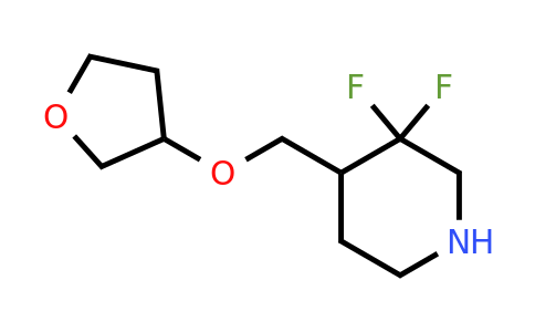 2298971-23-8 | Piperidine, 3,3-difluoro-4-[[(tetrahydro-3-furanyl)oxy]methyl]-