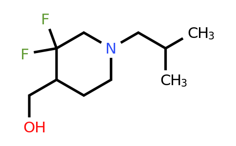 2299168-70-8 | 4-Piperidinemethanol, 3,3-difluoro-1-(2-methylpropyl)-