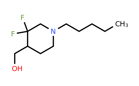 2299168-72-0 | 4-Piperidinemethanol, 3,3-difluoro-1-pentyl-
